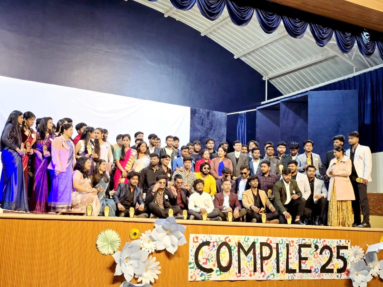 The Department of CA & IT successfully organized a Fresher, Batch 2025-28 & Farewell Programme, Batch 2022-25, to welcome the new students and bid farewell to the outgoing batch.